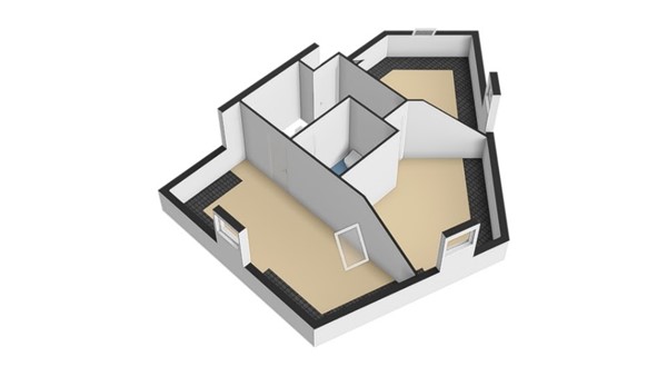 Floorplan - Stieltjesstraat 16A02, 3071 JW Rotterdam